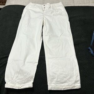 Free People White Pants Size 28